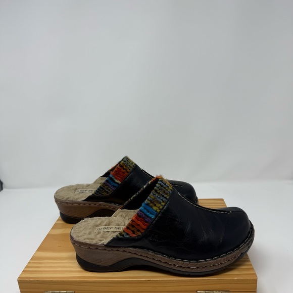 Josef Seibel Catalonia 59 Clogs in Black (Size EU40/US 9 - 9.5 - Picture 4 of 11